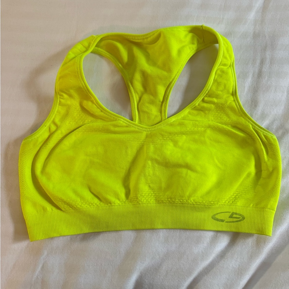 Champion Vibrant Yellow Sports Bra